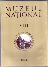 Muzeul National vol VIII 1994 Muzeul National de Istorie a Romaniei foto