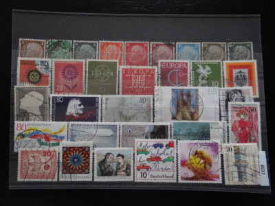 Set/lot timbre Germania stampilate:DDR-Deutsche Bundespost-Deutsch Reich #637 foto