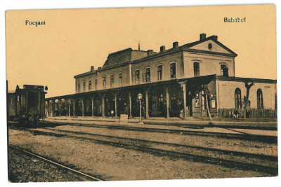 3242 - FOCSANI, Vrancea, Railway Station - old postcard - unused foto