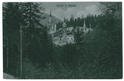 3271 - SINAIA, Prahova, Peles Castle - old postcard - unused foto