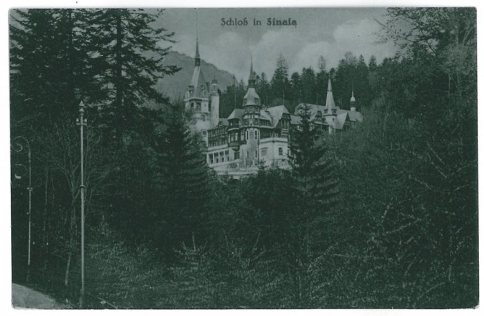 3271 - SINAIA, Prahova, Peles Castle - old postcard - unused