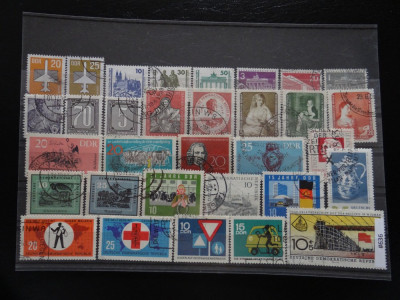 Set/lot timbre Germania stampilate:DDR-Deutsche Bundespost-Deutscheland #636 foto