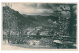 3336 - BRASOV, Black Church, Panorama - old postcard, real PHOTO - used - 1927, Circulata, Fotografie