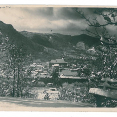3336 - BRASOV, Black Church, Panorama - old postcard, real PHOTO - used - 1927