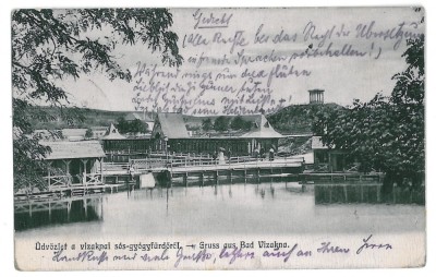 3294 - OCNA SIBIULUI, Sibiu, Strandul - old postcard - used - 1908 foto