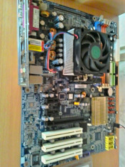 Kit placa de baza si procesor Amd Athlon 64 3200+ soket 939 foto