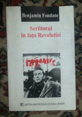 Scriitorul in fata Revolutiei / Benjamin Fondane foto