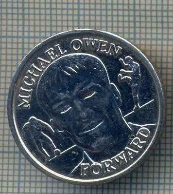 ATAM2001 MEDALIE 1088 - SPORTIVA - FOTBAL -MICHAEL OWEN -starea care se vede