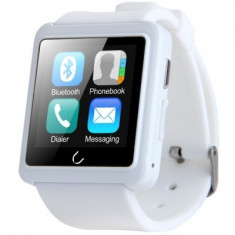 Smartwatch U-Watch BT-U10L Alb cu Radio FM foto