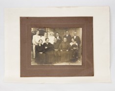 Fotografie veche - familie - sepia foto