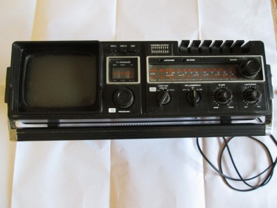 RARA! COMBINA VINTAGE RADIO/CASSRECORDER/TV GERMANIA ANII 80 foto