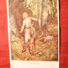Ilustrata Siegfried -din Opera lui Wagner , inc.sec.XX