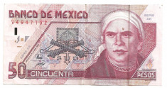 MEXIC 50 PESOS 1996 F foto