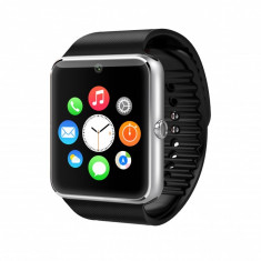 Smartwatch U-Watch GT08 Bluetooth Negru Compatibil MicroSD foto