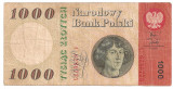 POLONIA 1000 ZLOTYCH ZLOTI 1965 F