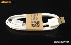 Cablu date incarcare Alb MicroUSB Nokia 6700 Classic foto