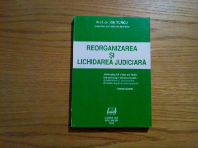 REORGANIZAREA SI LICHIDAREA JUDICIARA - Ion Turcu - 1996, 255 p. foto