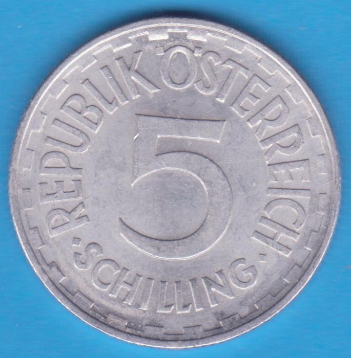 (M305) MONEDA AUSTRIA - 5 SCHILLING 1952, STARE FOARTE BUNA, RARA