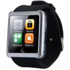 Smartwatch U-Watch BT-U10L Bluetooth negru/gri cu Radio FM foto