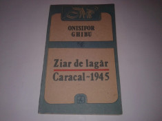 Onisifor Ghibu - Ziar de lagar-Caracal 1945 foto