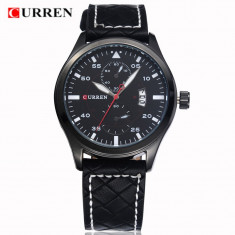 CEAS ORIGINAL CURREN M8151 Ceas military barbatesc EDITIE Limitata foto