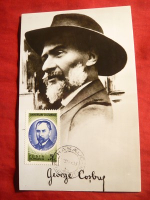 Maxima - Personalitati - G.Cosbuc ,autograf fotografiat foto