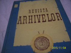 revista arhivelor- 1- anul IV- 1963 foto