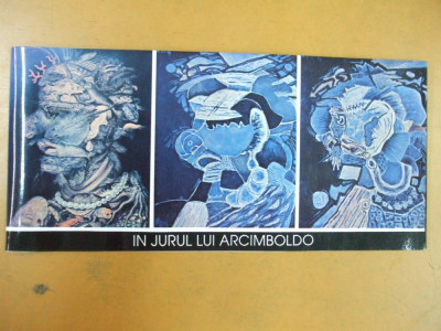Ion Gheorghiu pictura sculptura pliant expozitie omagiu Archimboldo 1993 TNB foto
