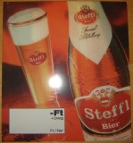 Reclama bere din plastic STEFFL BIER