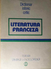 Dictionar Istoric Critic Literatura Franceza - Elena Brateanu Luminita Ciuchindel Elena Gorunescu,155489 foto