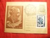 Carte Postala ilustrata - Personalitati- Comemorare Dimitrov , stamp. spec.1949, Necirculata, Printata