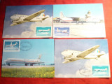 Set 7 Maxime Aviatie - Expozitia Aeromfila 1975