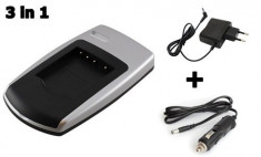 Power-Adapter &amp;amp; Car Charger for Casio NP-20 ON2509 foto