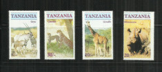 F 101 FAUNA - TANZANIA - SERIE NESTAMPILATA foto