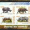 F 77 FAUNA - BURUNDI - BLOC NESTAMPILAT NEDANTELAT MNH