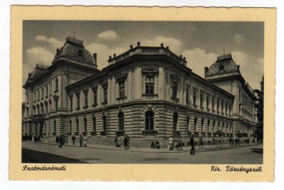 SATU MARE JUDECATORIA , SZATMARNEMETI KIRALYI TORVENYSZEK ,WEINSTOCK foto