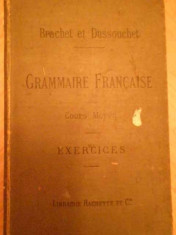 Nouveau Cours De Grammaire Francaise Cours Moyen Exercices Su - A. Brachet J. Dussouchet ,138784 foto