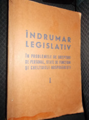 Indrumar legislativ in probleme de drepturi de personal state , 3 VOLUME . foto