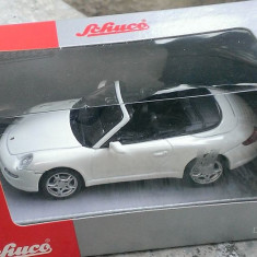 Macheta metal 1/43 - Porsche 911 Cabrio - Schuco Junior - Noua in cutie