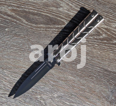 Cutit Butterfly Balisong. Briceag Fluture Fluturas. Stainless Stell foto