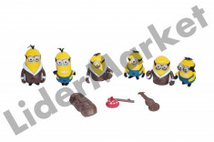 Set 6 figurine Minioni Despicable Me 3 - colectioneaza toate personajele ! foto