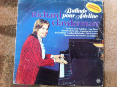 RICHARD CLAYDERMAN BALLADE POUR ADELINE disc vinyl lp muzica pop usoara vest foto