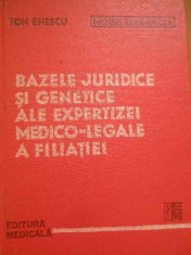Bazele Juridice Si Genetice Ale Expertizei Medico-legale A Fi - Ion Enescu Moise Terbancea ,140243 foto