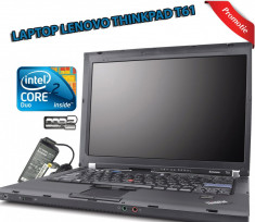 LAPTOP LENOVO THINKPAD T61 T7250 2.00 GHZ, DDR 2 GB, HDD 120 GB, 15.4&amp;quot; GARANTIE! foto