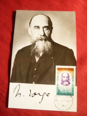 Maxima - Personalitati - N.Iorga ,autograf printat , numerotata foto