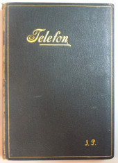 ABONATII S.A.R. DE TELEFOANE BUCURESTI SI JUD. ILFOV, AUGUST , AUGUST 1937 foto