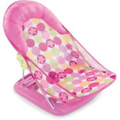 Scaun de baie bebe, Summer Infant Deluxe roz foto