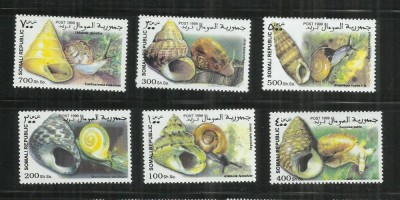 F 191 - SCOICI - SOMALIA - SERIE NESTAMPILATA foto