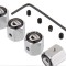 Set 4 capacele ventil roti Dacia antifurt Logan Sandero Duster Spring