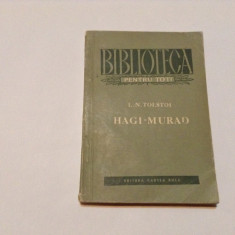 L Tolstoi Hagi Murad Cartea Rusa 1965,RF9/2